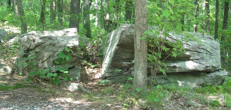 America's Stonehenge Split Stone Spirit Portal