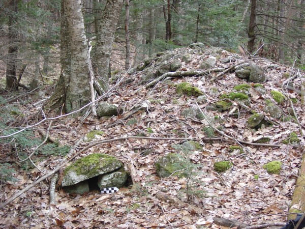 Northwood State Park NH Native American Stone Cairn