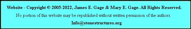Copyright (c) 2005-2011, James E. Gage & Mary E. Gage. All Rights Reserved.